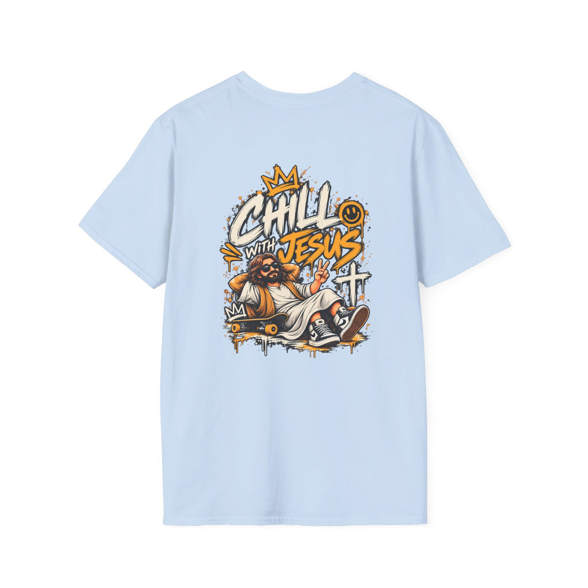 Chill with Jesus T‑Shirt — Casual Faith Graphic Tee